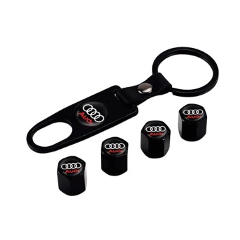 Tyre Valve Caps with a Keychain A