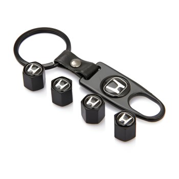 Tyre Valve Caps with a Keychain H