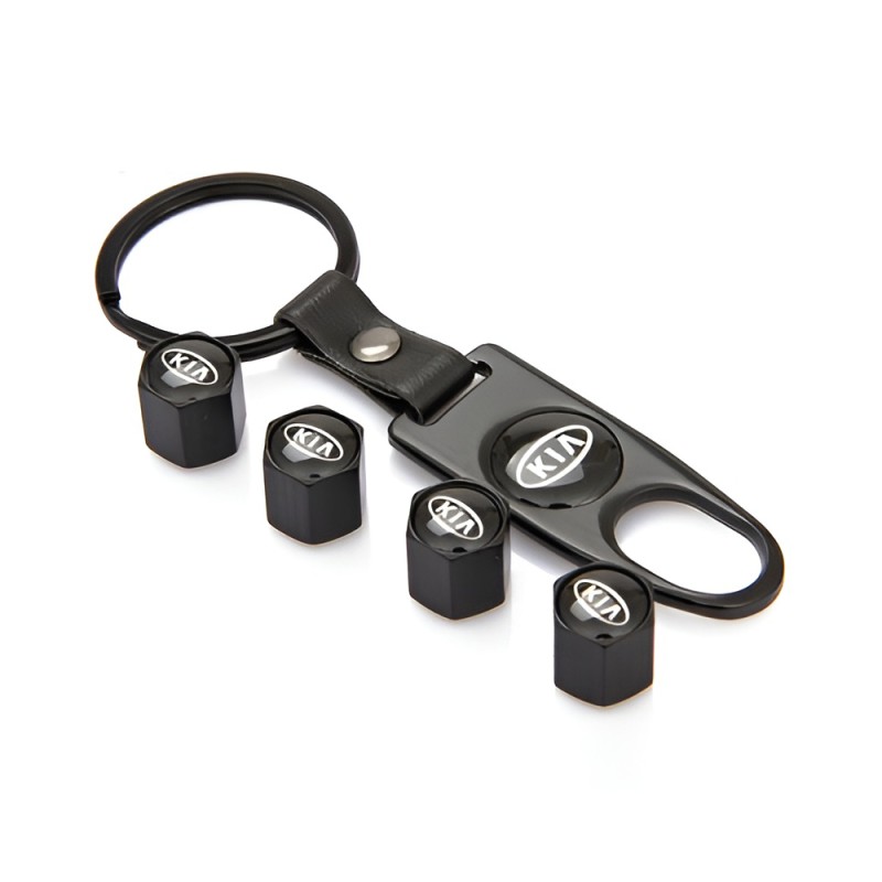 Tyre Valve Caps with a Keychain K