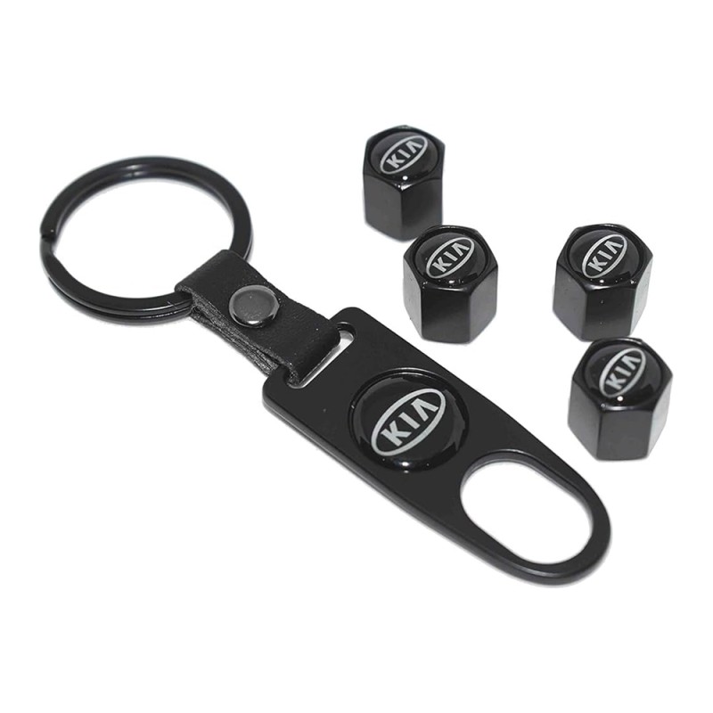 Tyre Valve Caps with a Keychain K