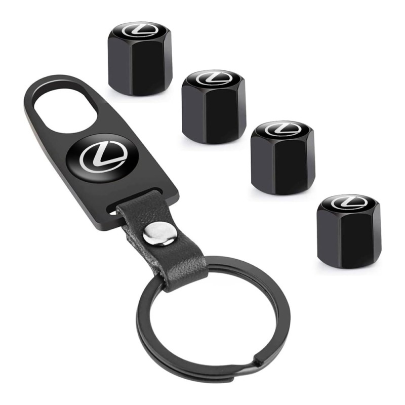 Tyre Valve Caps with a Keychain L