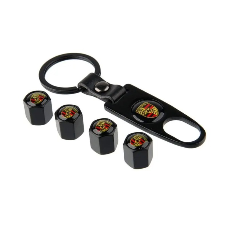 Tyre Valve Caps with a Keychain P