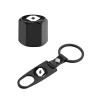 Tyre Valve Caps with a Keychain R