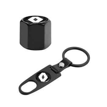 Tyre Valve Caps with a Keychain R