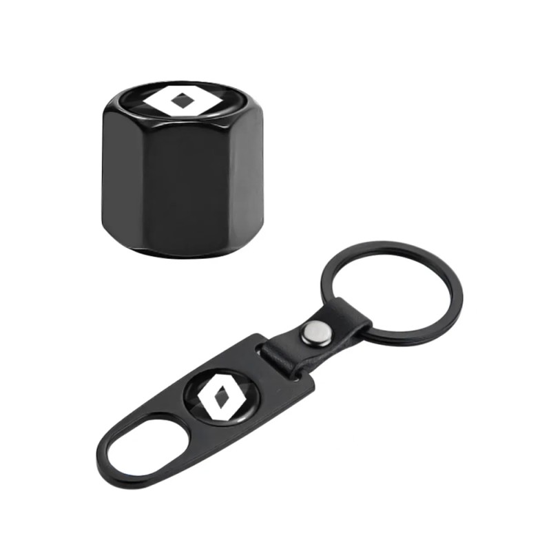 Tyre Valve Caps with a Keychain R