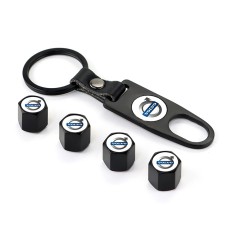 Tyre Valve Caps with a Keychain VO