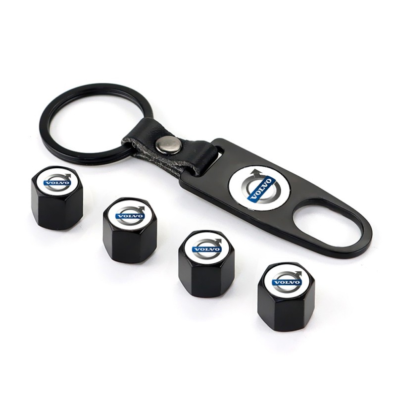 Tyre Valve Caps with a Keychain VO