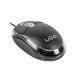 UGO Mouse Simple Wired, 1200 DPI, Optical, Black
