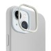 Uniq Case for iPhone 15 Hybrid Magclik Charging Lino Hue, Grey 