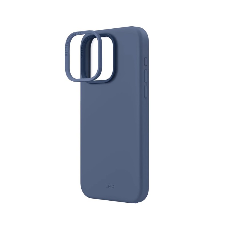 Uniq Case for iPhone 15 Pro Max Hybrid Magclik Charging Lino Hue, Blue