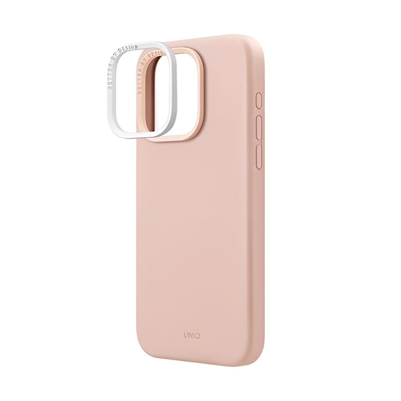 Uniq Case for iPhone 15 Pro Max Hybrid Magclik Charging Lino Hue, Pink