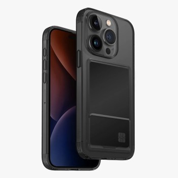 Uniq Case Hybrid Air Fender ID for iPhone 15 Pro, Grey