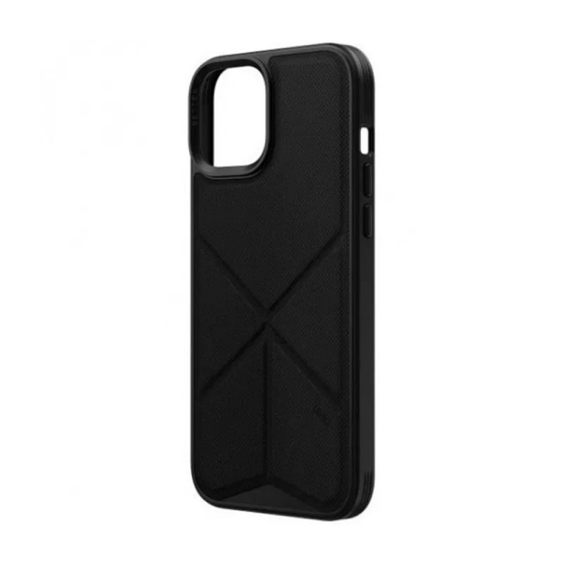 Uniq Case Hybrid Magclick Charging Transforma for iPhone 15 Pro Max, Black