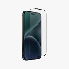Uniq Glass Screen Protector Optix Vivid Clear for iPhone 15 Pro, Black