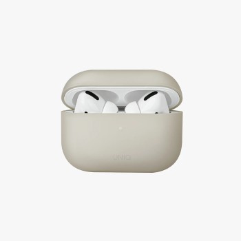 Uniq Case Silicon Lino Hybrid Beige for AirPods Pro, Ivory