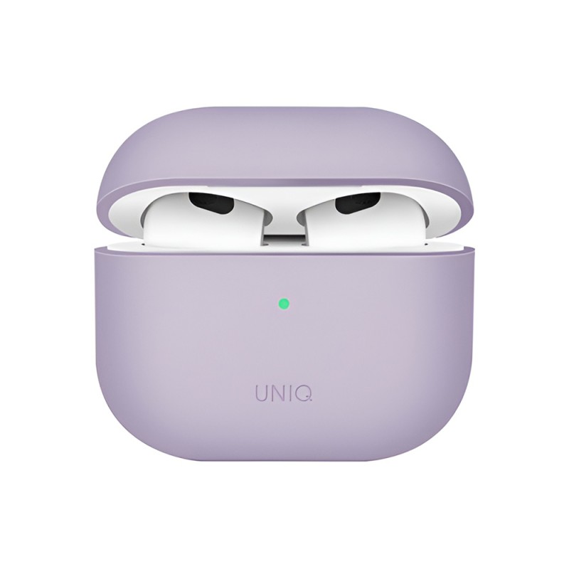 Uniq Case Silicon Lino Hybrid Lilac for AirPods 3rd Gen, Lavander