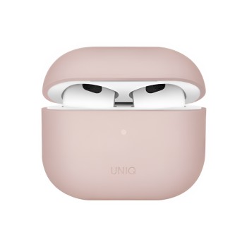 Uniq Case Silicon Lino Hybrid Blush for AirPods 3rd Gen, Pink