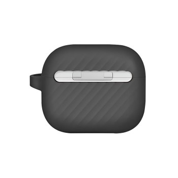 Uniq Case Silicon Charcoal  for AirPods 3rd Gen, Darck Grey