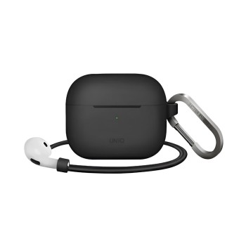 Uniq Case Silicon Charcoal  for AirPods 3rd Gen, Darck Grey