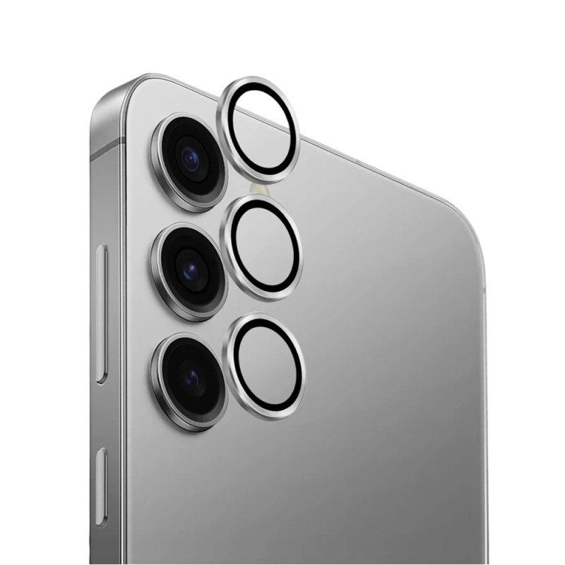 Uniq Optix Camera Lens Protector Aluguard for Samsung S25, Silver