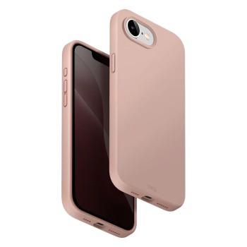 Uniq Case for iPhone 16E (2025) Hybrid Magclik Charging Lino, Pink
