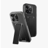 Uniq Case for iPhone 15 Pro Heldro Mount with Stand, Smoke
