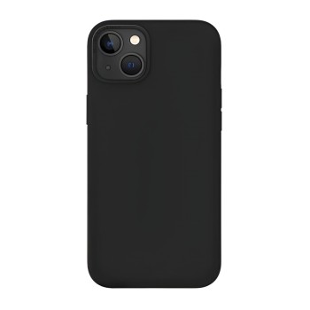 Uniq Case Liquid Silicone Lino Midnight for iPhone 14, Black 