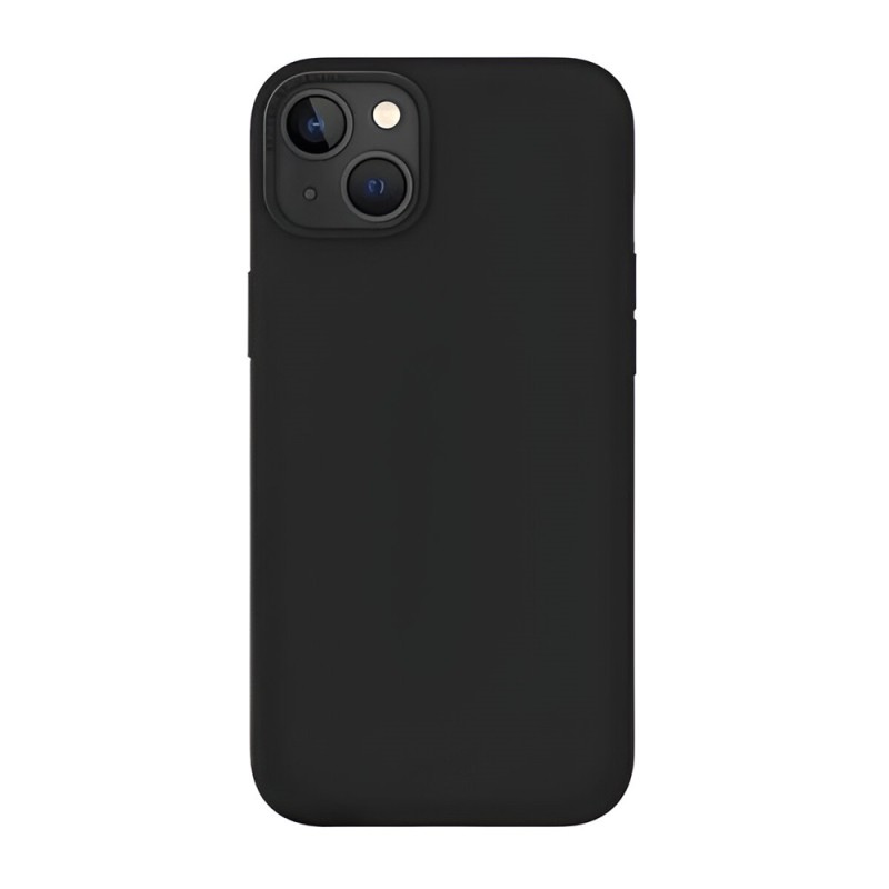 Uniq Case Liquid Silicone Lino Midnight for iPhone 14, Black 