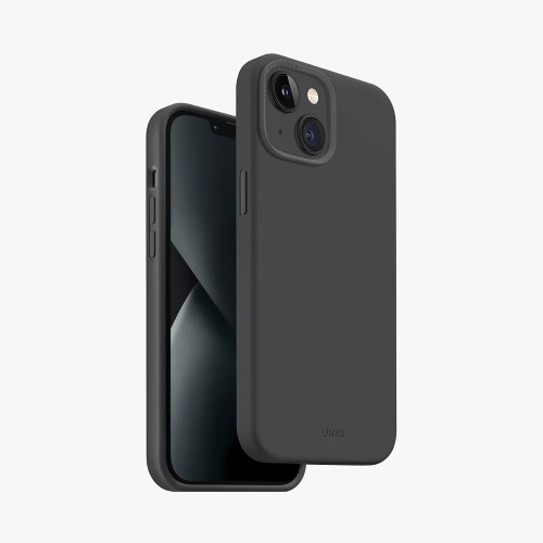 Uniq Case for iPhone 14 Hybrid Magclik Charging Lino Hue, Grey