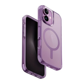 Uniq Case Hybrid Combat for iPhone 16, Grape Pink