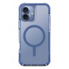 Uniq Case Hybrid Combat for iPhone 16, Pearl Blue