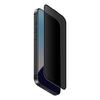 Uniq Glass Screen Protector Optix Privacy for iPhone 16, Black