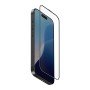 Uniq Glass Screen Protector Optix Vivid Clear for iPhone 16, Black
