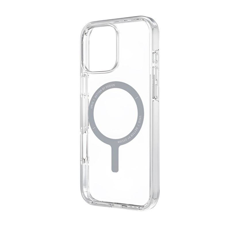 Uniq Case for iPhone 16 Pro Hybrid Clario (ECO) with Magclick Charging, Clear