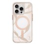 Uniq Case for iPhone 16 Pro Coehl with Magclick Charging Verdure, Sping Blossom