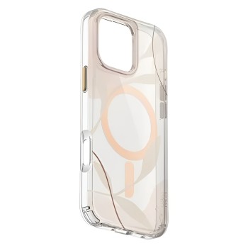 Uniq Case for iPhone 16 Pro Coehl with Magclick Charging Verdure, Sping Blossom