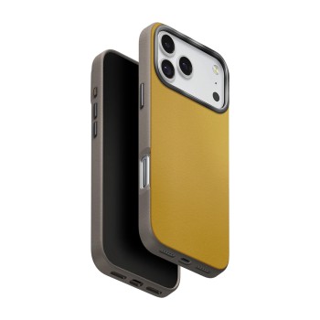 Uniq Case for iPhone 17 Pro (2025) 6.3 Hybrid Magclick Lyden DS, Canary Yellow