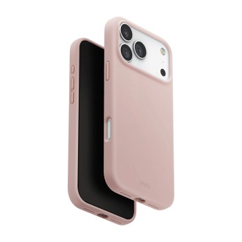 Uniq Case for iPhone 17 Pro (2025) 6.3 Hybrid Magclick Lino, Blush Pink