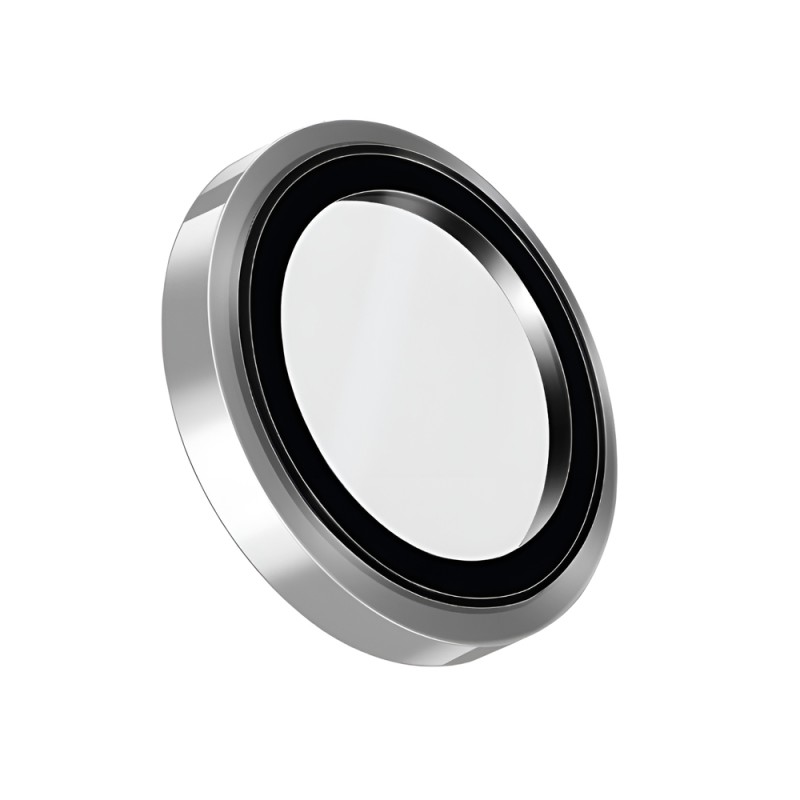 Uniq Camera Lens Protector for iPhone 17 Pro/17 Pro Max (2025) 6.3/6.6 Optix Prime, Silver Chrome