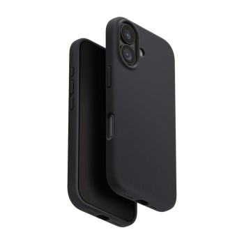 Uniq Case for iPhone 17 (2025) 6.3 Hybrid Magclick Lino, Charcoal Grey