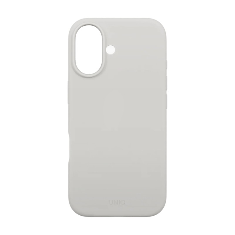 Uniq Case for iPhone 17 (2025) 6.3 Hybrid Magclick Lino, Mist Grey