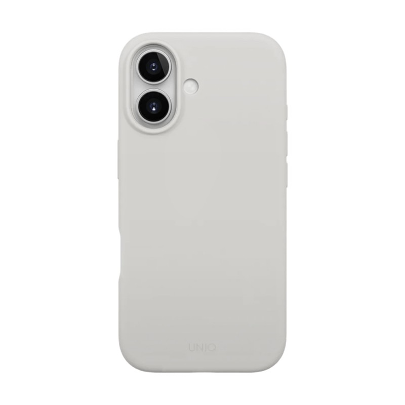 Uniq Case for iPhone 17 (2025) 6.3 Hybrid Magclick Lino, Mist Grey