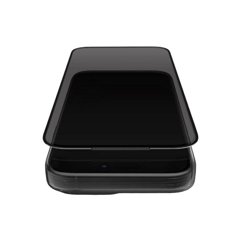 Uniq Glass Screen Protector for iPhone 17 (2025) 6.3 Privacy Optix Covex, Black