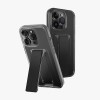 Uniq Case for iPhone 15 Pro Max Heldro Mount with Stand, Smoke