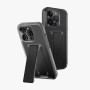 Uniq Case for iPhone 15 Pro Max Heldro Mount with Stand, Smoke