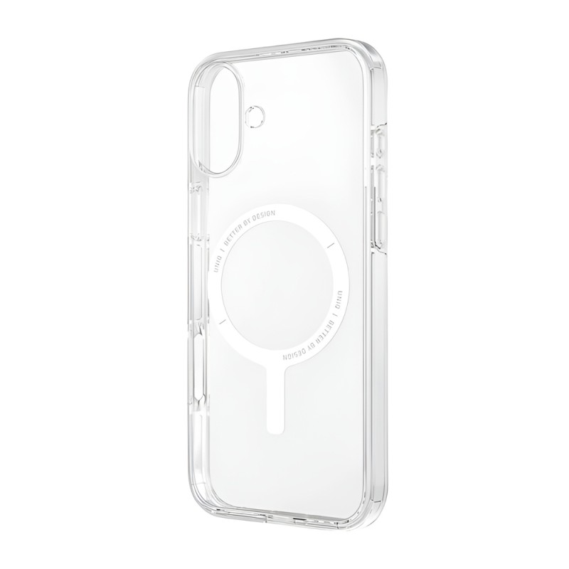 Uniq Case for iPhone 16 Plus Hybrid Clario (ECO) with Magclick Charging, Clear