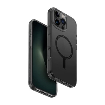 Uniq Case for iPhone 16 Pro Max Hybrid Clario (ECO) with Magclick Charging, Smoke