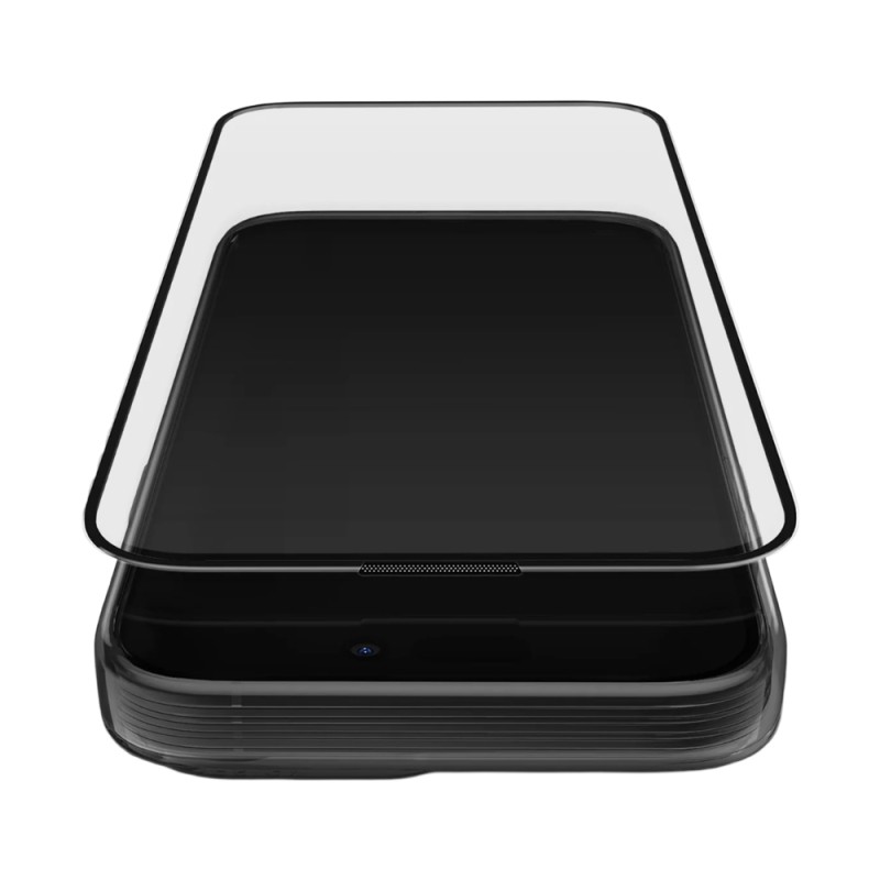 Uniq Glass Screen Protector Optix Vivid Clear for iPhone 16 Pro Max, Black