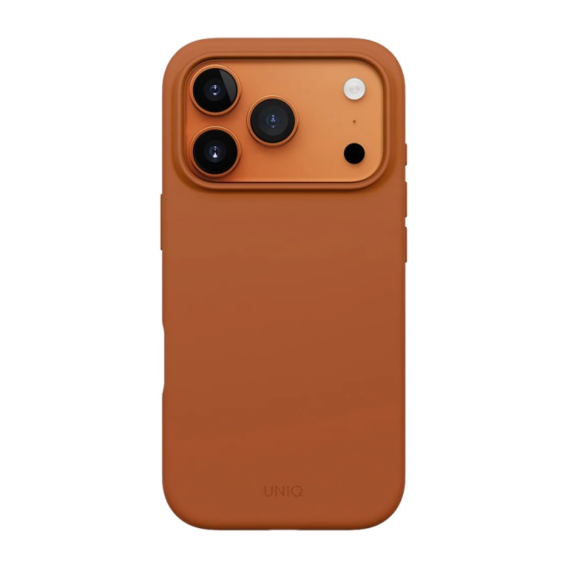 Uniq Case for iPhone 17 Pro Max (2025) 6.9 Hybrid Magclick Lino, Sunset Orange