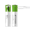 Rechargeable Li-ion USB-C batteries AAA 400mAh, 2pcs with 2in1 Type-C cable